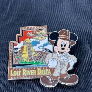 Mickey Lost River Delta‎ Tokyo Disney Pin Disneyland